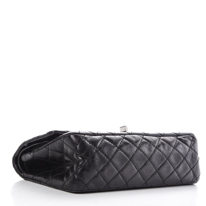 Chanel Metallic Aged Calfskin Quilted 2.55 Reissue 225 Flap Black 5 of 11