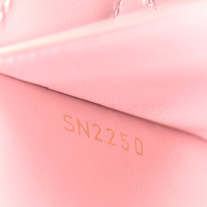 Louis Vuitton Monogram Flore Chain Wallet Rose Ballerine 9 of 10