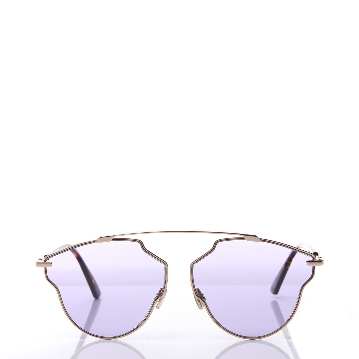 So Real Pop Sunglasses Rose Gold Purple