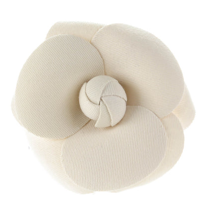 Chanel Canvas Camellia Pin Brooch Ivory 1 of 5