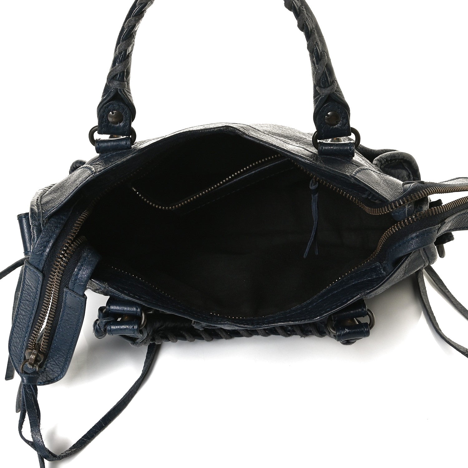 Balenciaga Agneau Classic Hardware Mini City Bleu Obscur 6 of 20