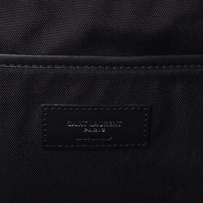Saint Laurent Velvet Corduroy City Backpack Black 7 of 9