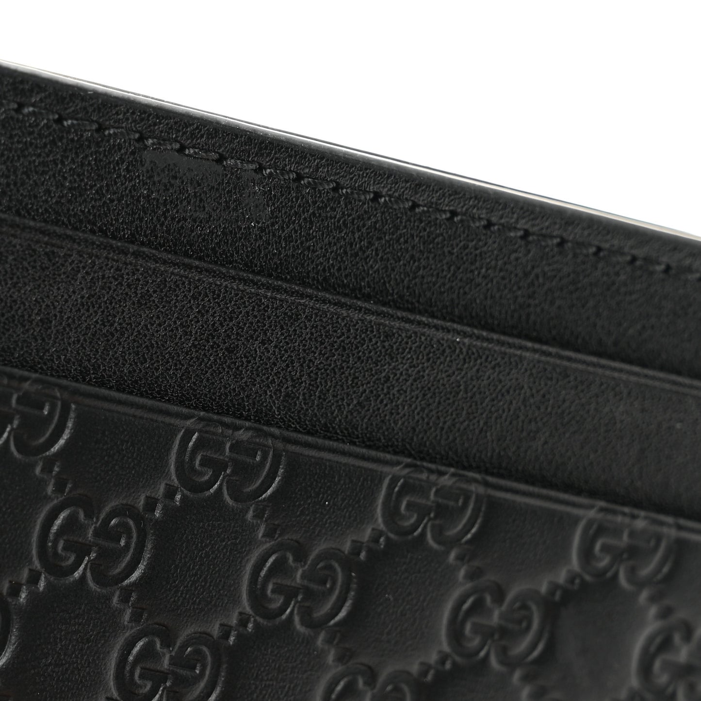 Microguccissima Card Holder Black