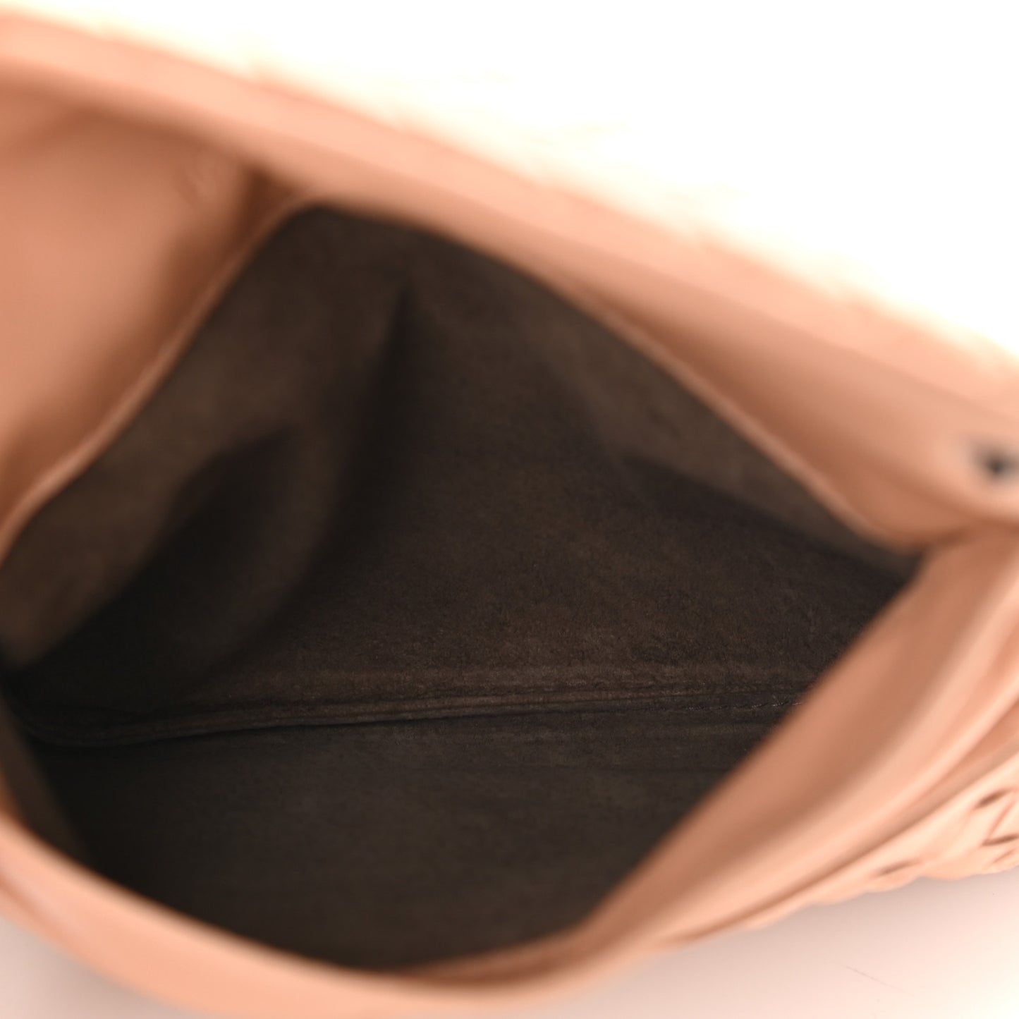 Nappa Intrecciato Mini Messenger Bag Mink