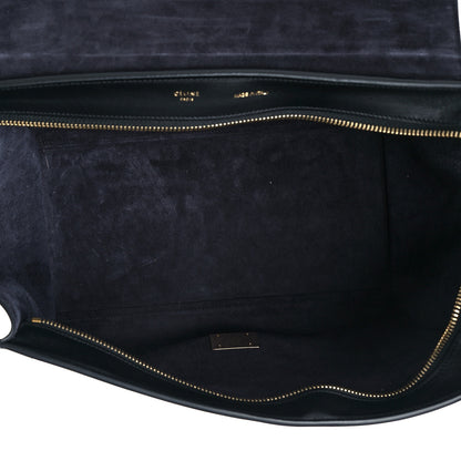 Celine Smooth Calfskin Medium Trapeze Black 5 of 10