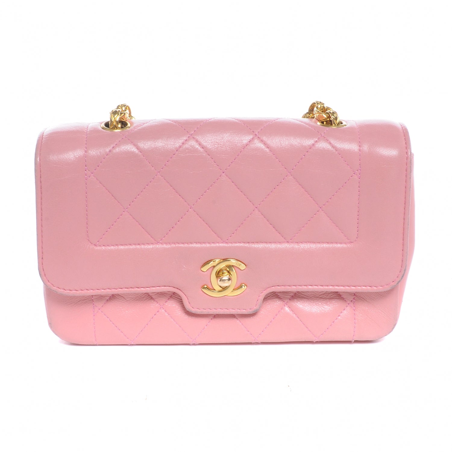 Chanel Lambskin Mini Flap Pink 1 of 10