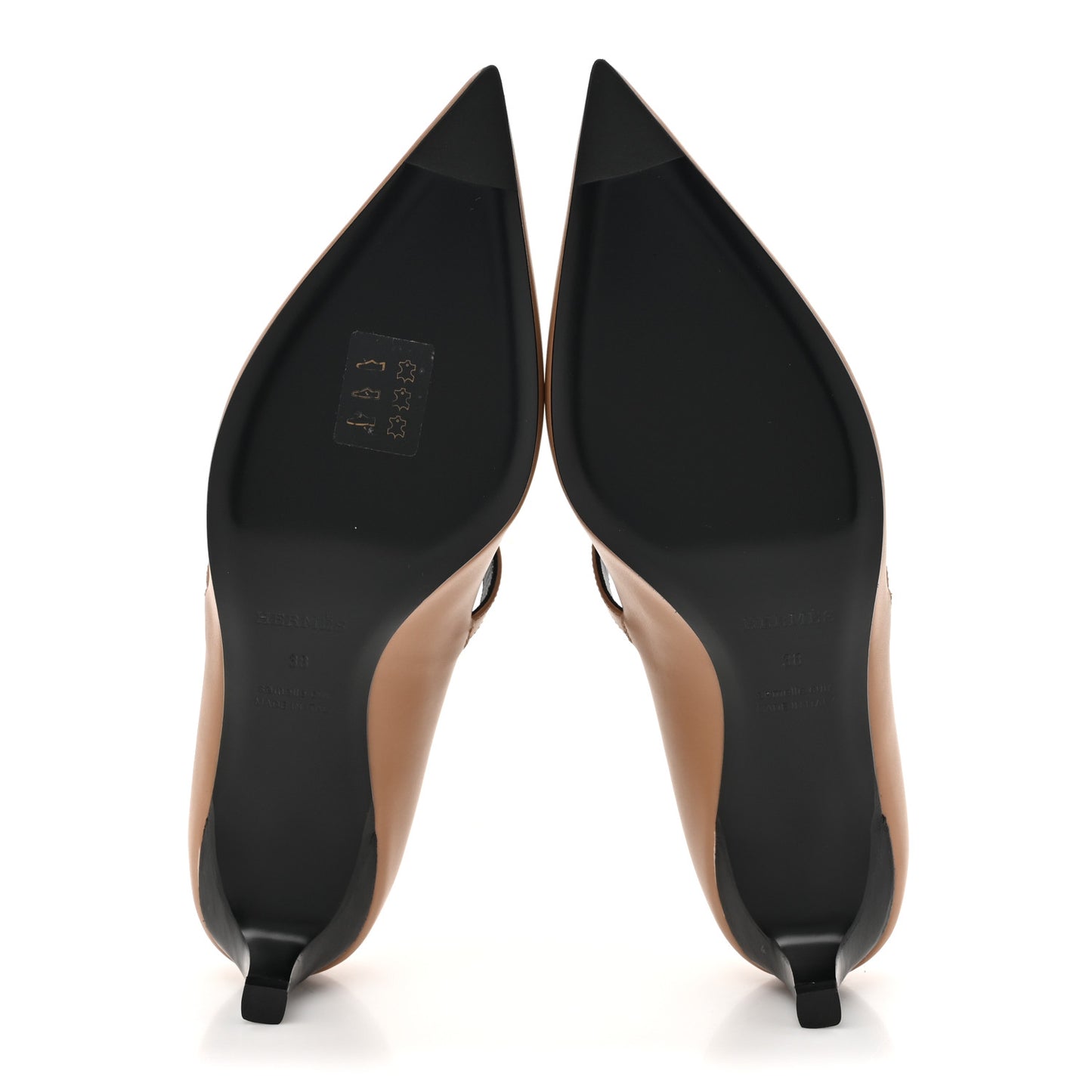 Calfskin Kiara 40 Pumps 38 Naturel Clair