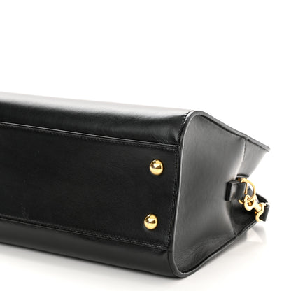 Saint Laurent Calfskin Monogram Baby Cabas Black 9 of 11