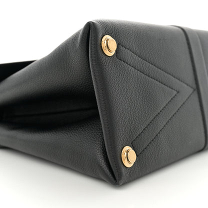 Louis Vuitton Grained Smooth Calfskin Rose Des Vents MM Black 10 of 12