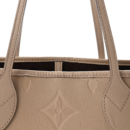 Louis Vuitton Empreinte Monogram Giant Neverfull MM Tourterelle 8 of 10