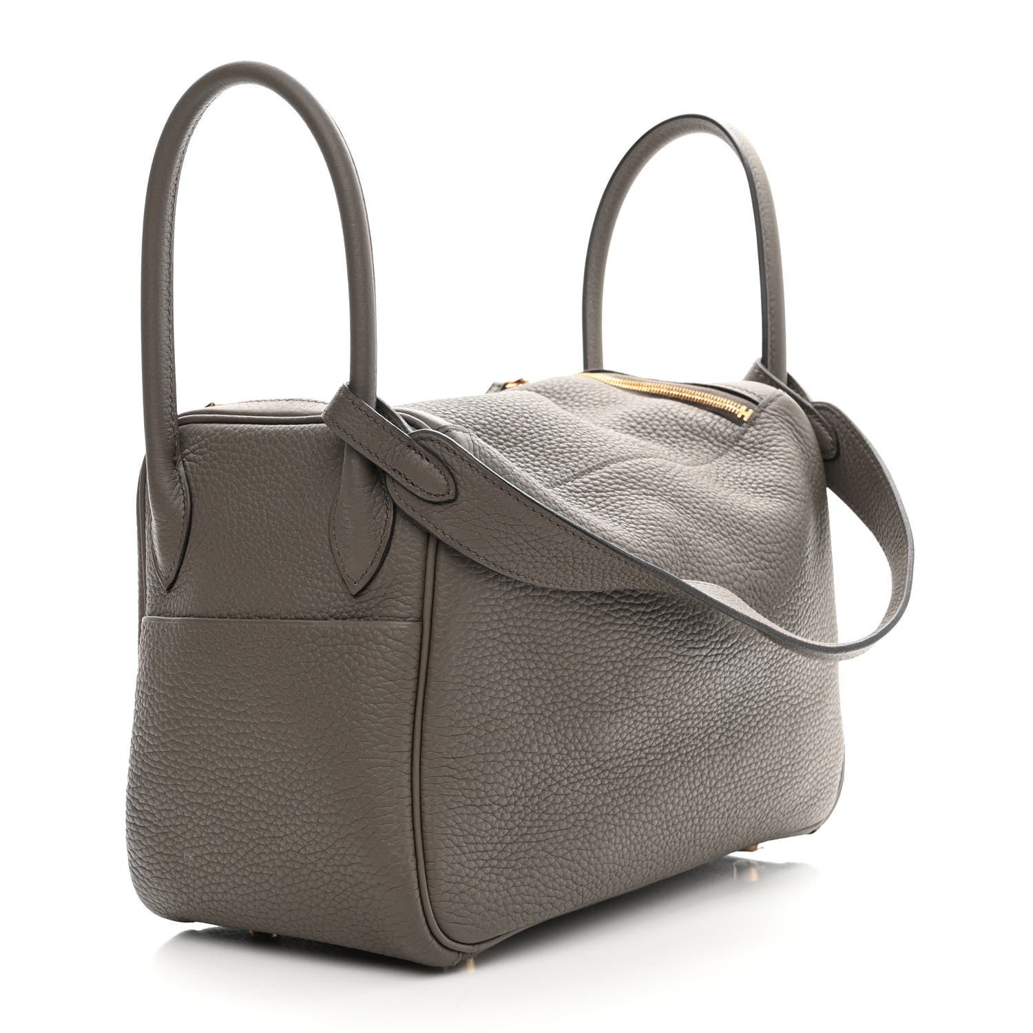 Hermes Taurillon Clemence Lindy 26 Etain 3 of 9