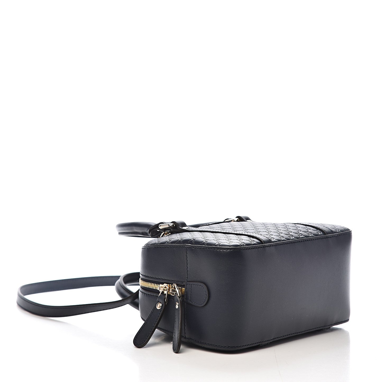 Soft Microguccissima Small Crossbody Bag Blue