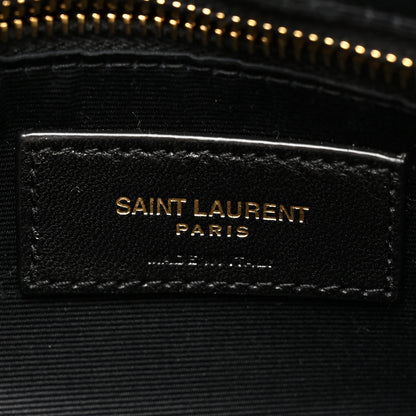 Saint Laurent Calfskin Y Quilted Monogram Medium Loulou Chain Satchel Crema Soft 6 of 10