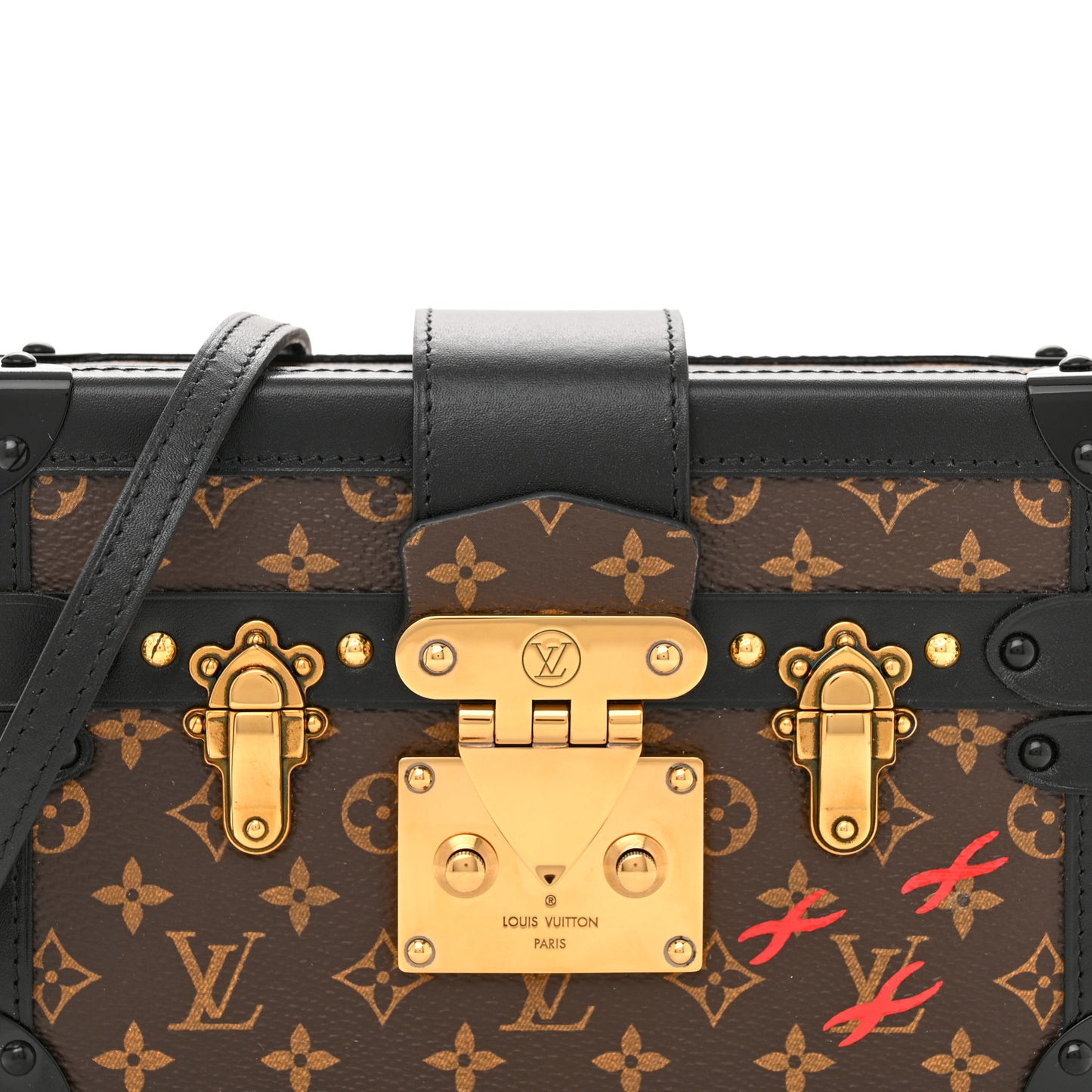 Monogram Petite Malle Black