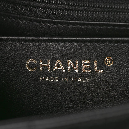 Chanel Aged Calfskin Chevron Quilted 2.55 Reissue Mini Flap Black 6 of 10
