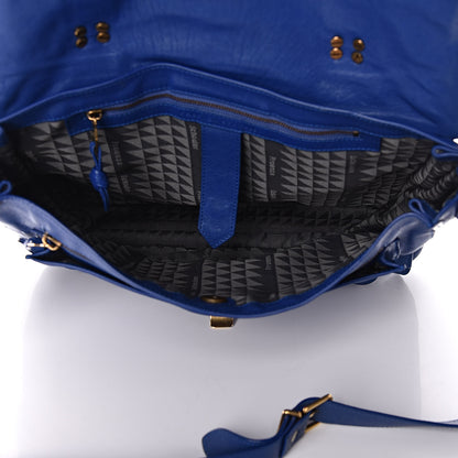 Proenza Schouler Lambskin Large PS1 Satchel Cobalt 5 of 16