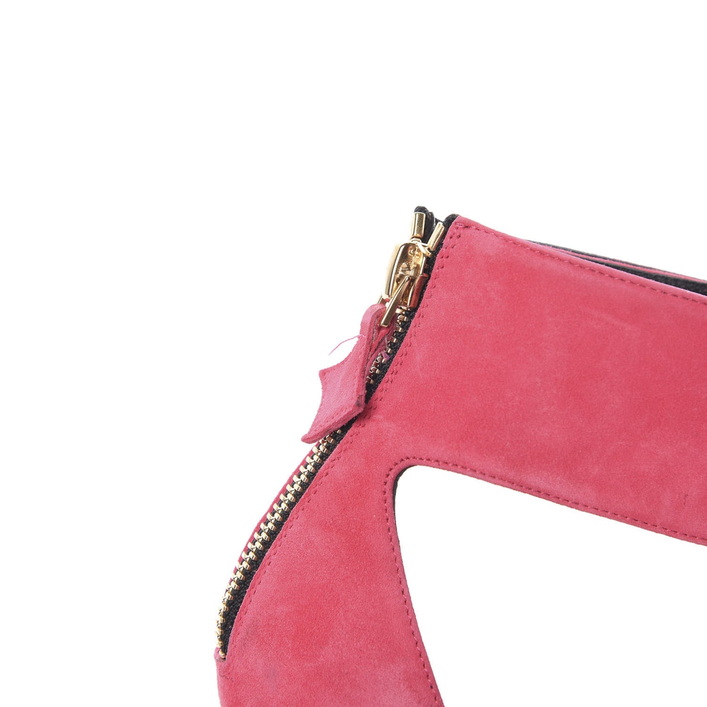Suede Twist Sandals 37 Fuchsia