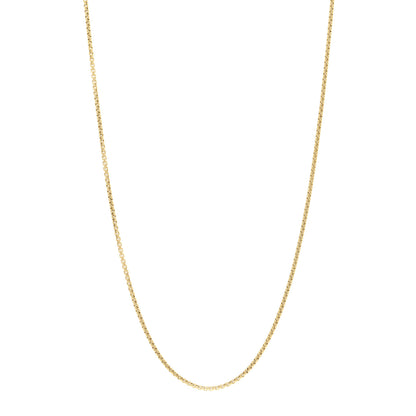 David Yurman 18K Yellow Gold 1.7mm Box Chain Necklace 18" 1 of 4