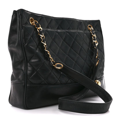 Chanel Lambskin Quilted Shoulder Bag Black 3 of 14