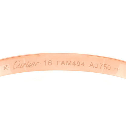 Cartier 18K Pink Gold LOVE Cuff Bracelet 16 3 of 3