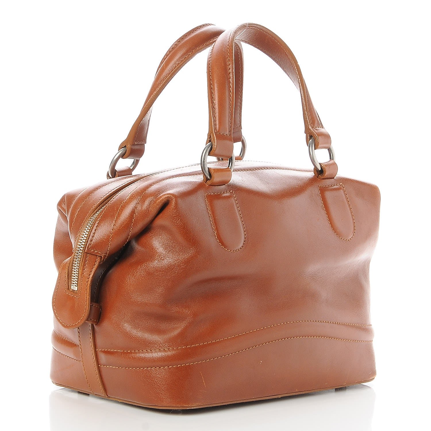Chanel Calfskin Country Ride Doctor Bag Brown 3 of 9
