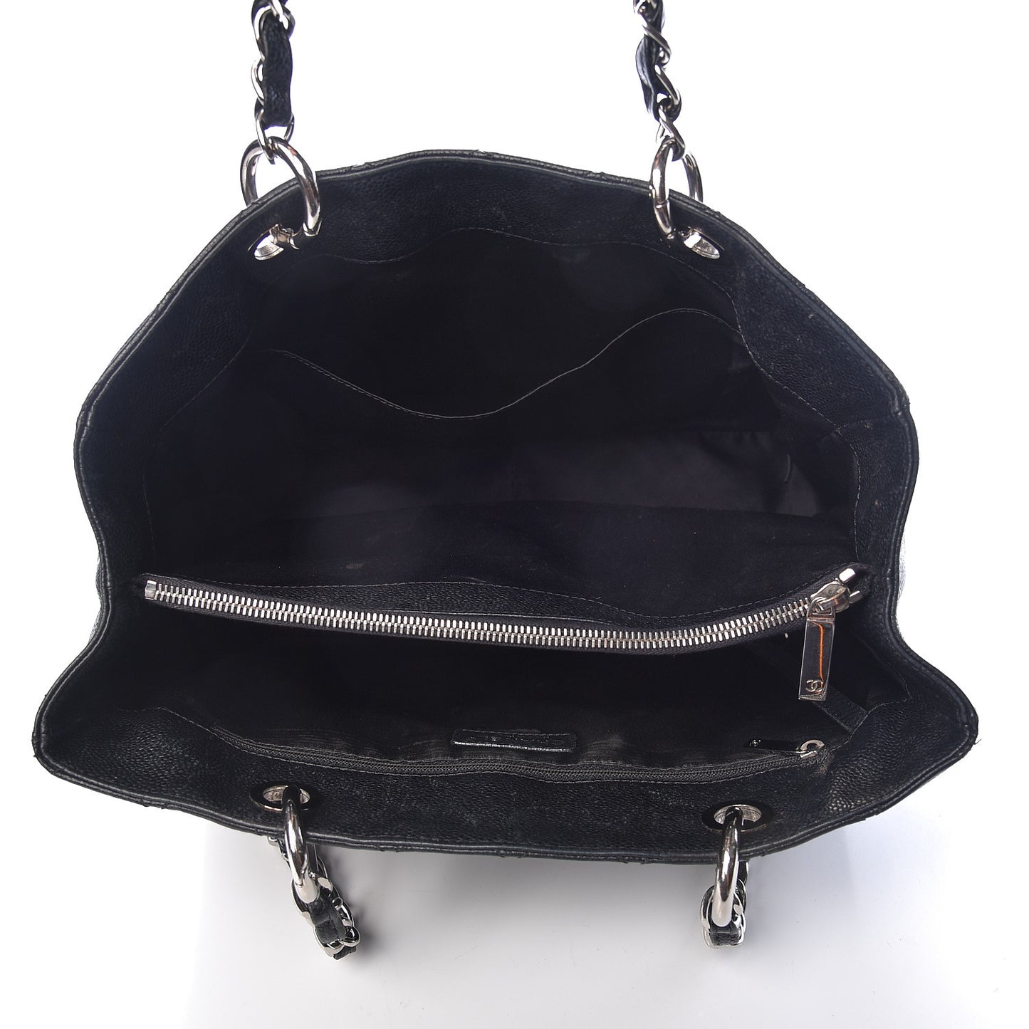 Caviar Quilted Grand Shopping Tote GST Black