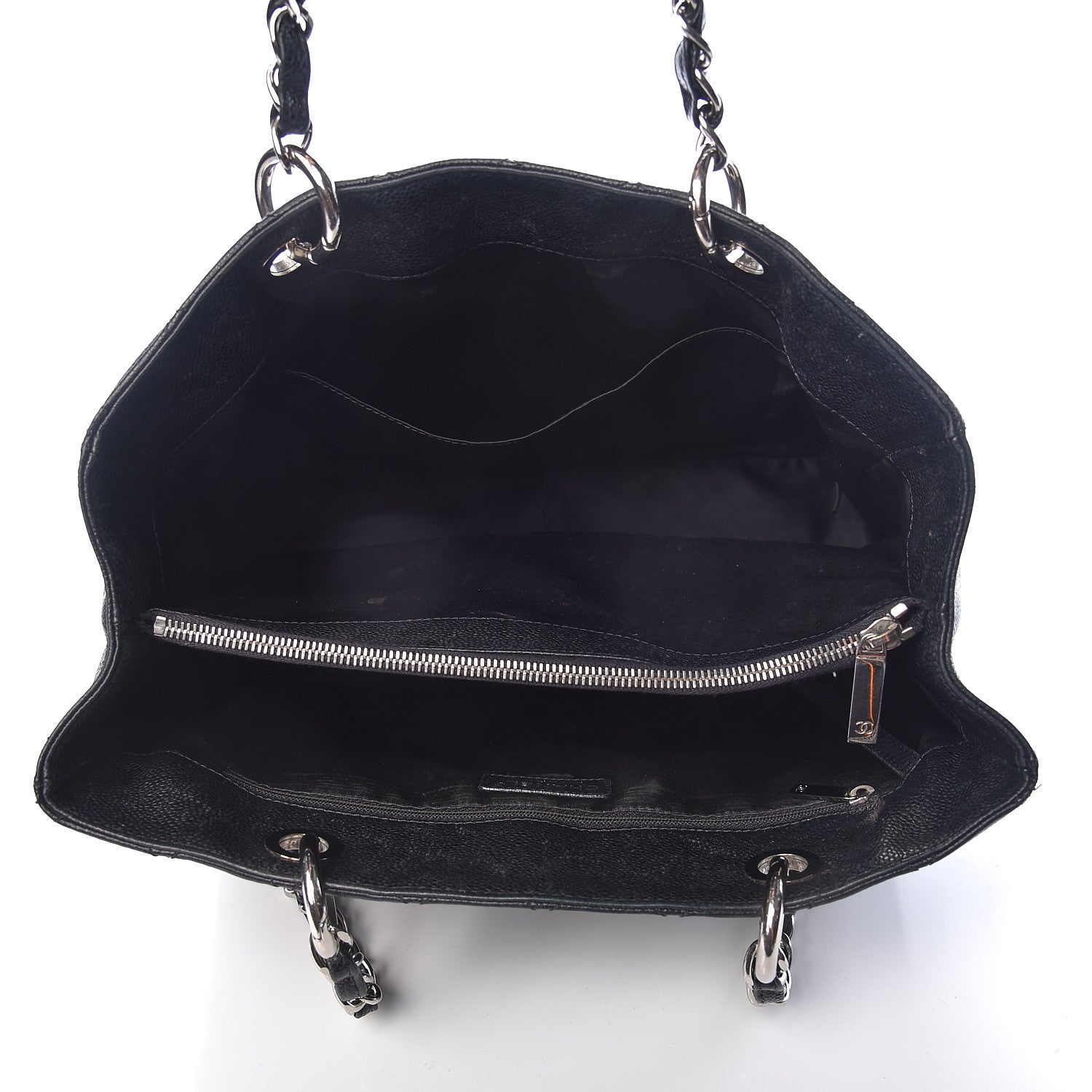 Chanel Caviar Quilted Grand Shopping Tote GST Black 5 of 14