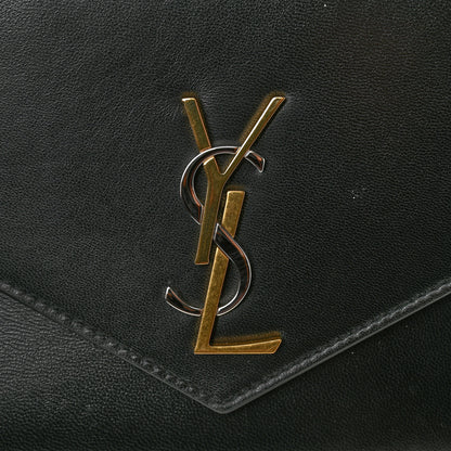 Saint Laurent Nappa Monogram Cassandre Flap Pouch Black 9 of 9
