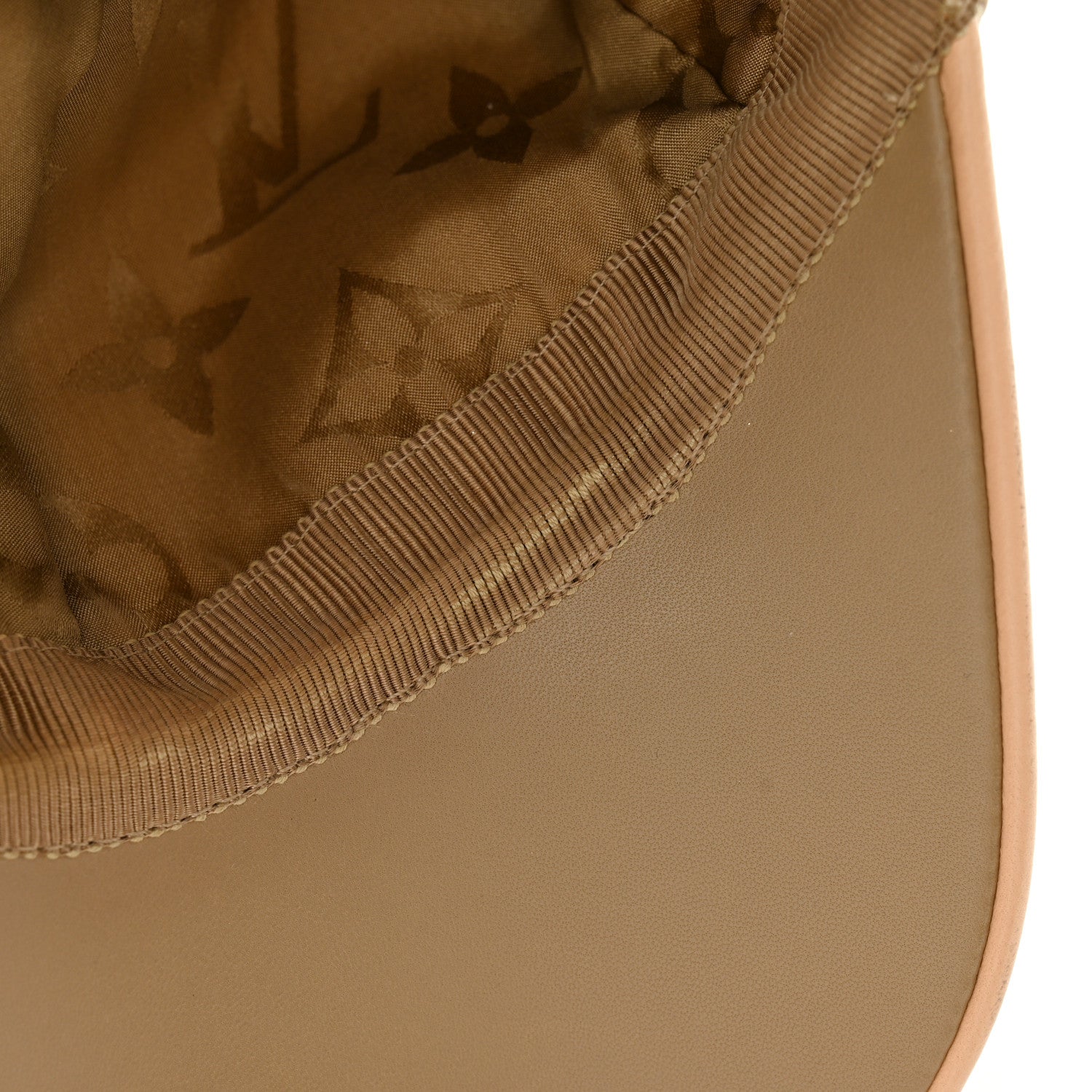 Louis Vuitton Monogram Polyester Silk LV Get Ready Cap M Beige 10 of 10