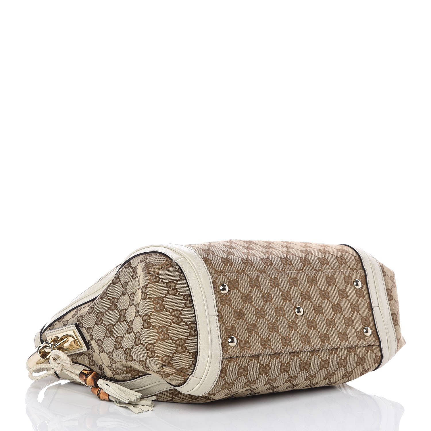 Gucci Monogram Medium Bella Hobo Off White 4 of 9