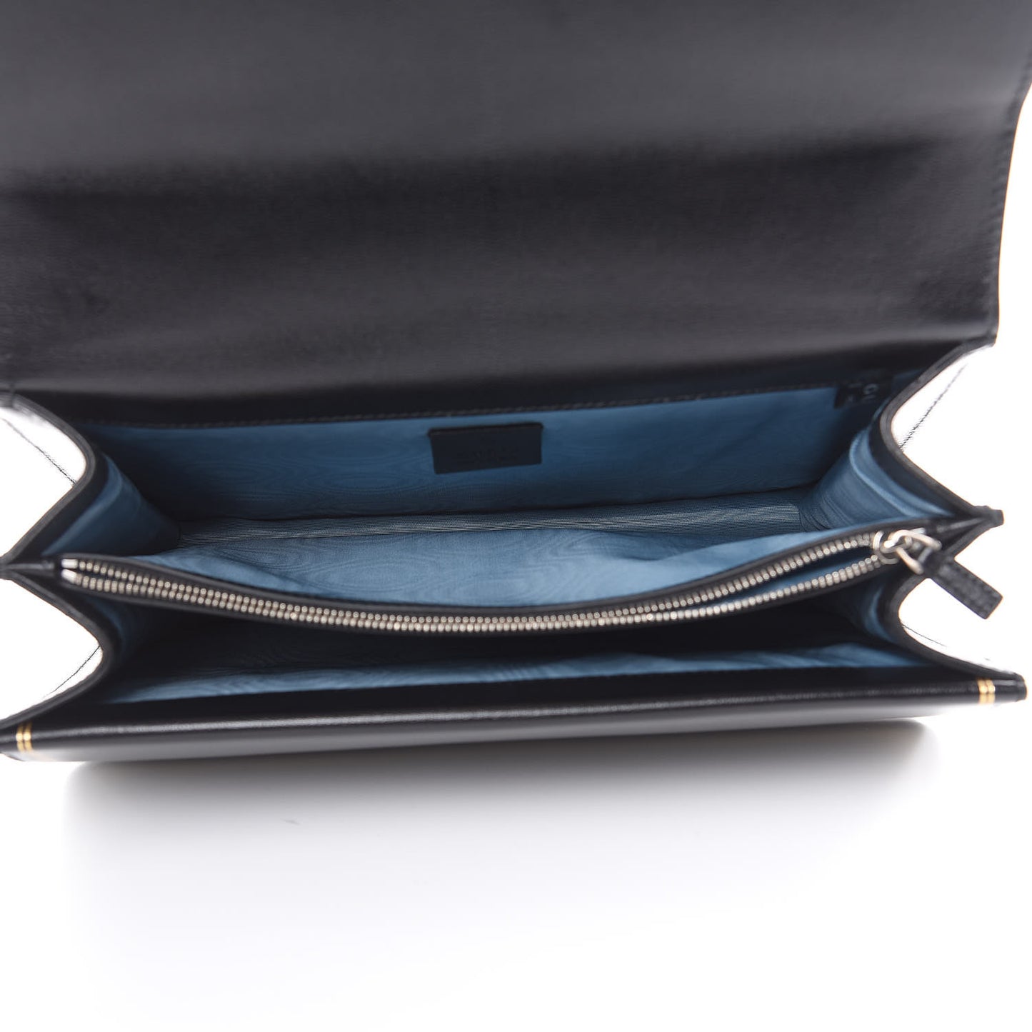 X SEGA Calfskin GUCCY Stars Medium Dionysus Shoulder Bag Black Gold