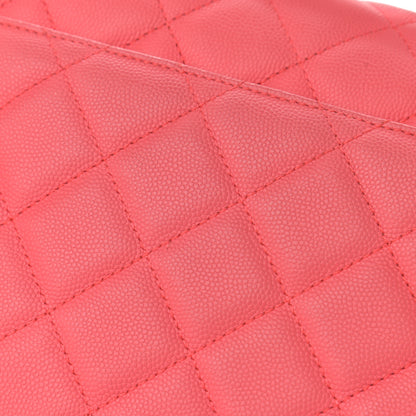 Chanel Caviar Quilted Medium Business Affinity Flap Pink 11 of 12