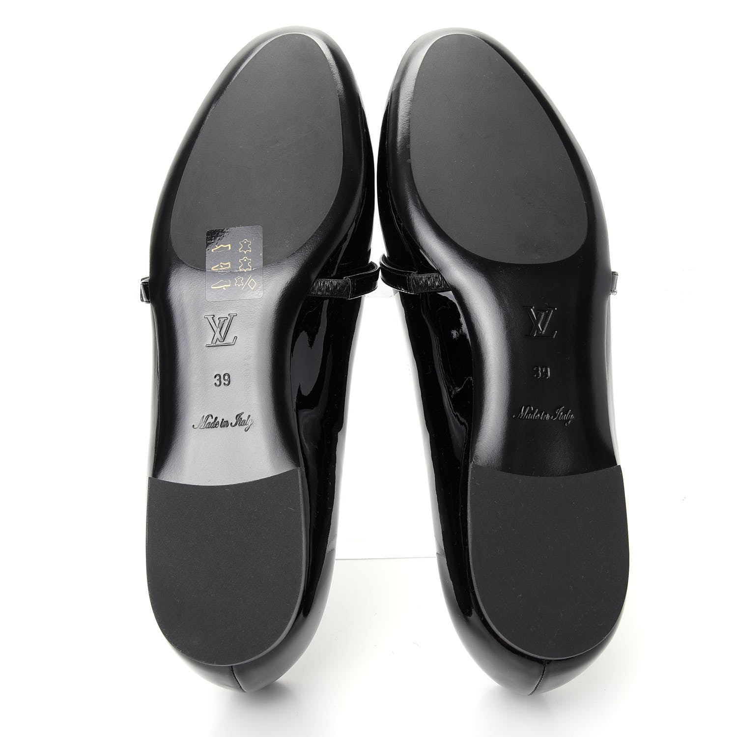 Louis Vuitton Patent Uniformes Ballet Flats 39 Black 6 of 10