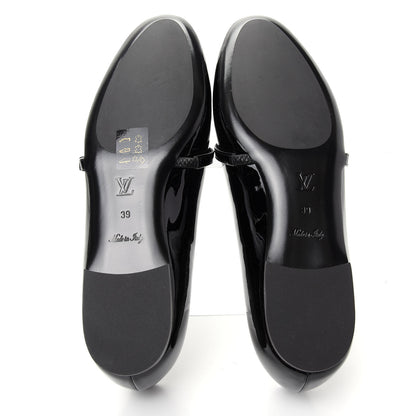 Louis Vuitton Patent Uniformes Ballet Flats 39 Black 6 of 10