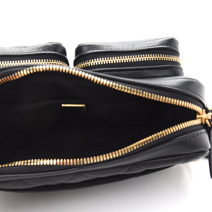 Chanel Calfskin Quilted Small Camera Case Black 5 of 9