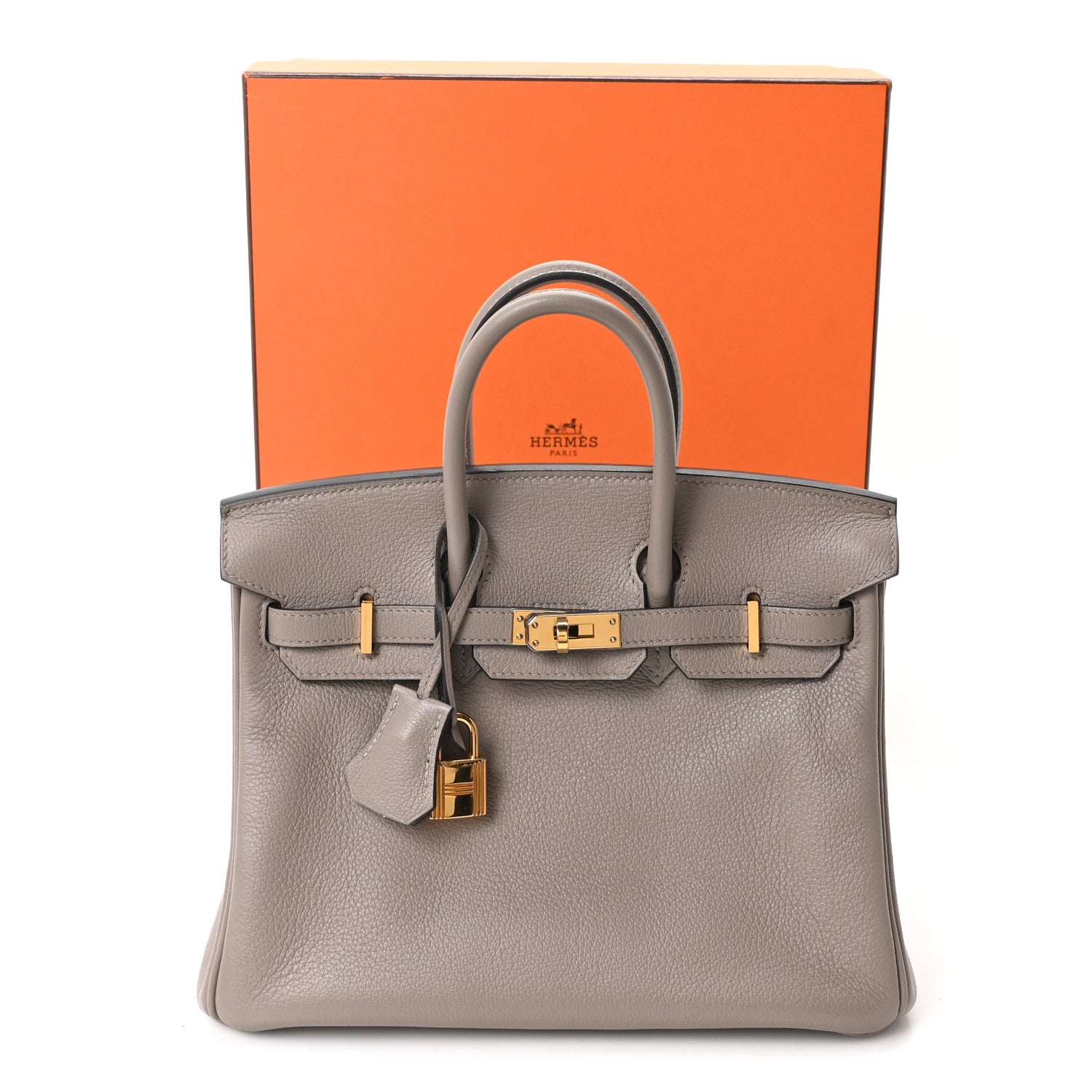 Hermes Taurillon Novillo Birkin 25 Gris Asphalte 11 of 11