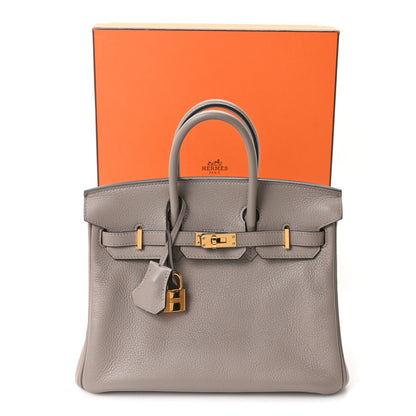 Hermes Taurillon Novillo Birkin 25 Gris Asphalte 11 of 11
