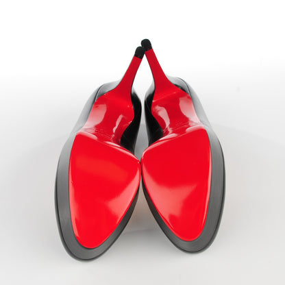 Christian Louboutin Kid Bianca 120 Pumps 36 Black 5 of 8