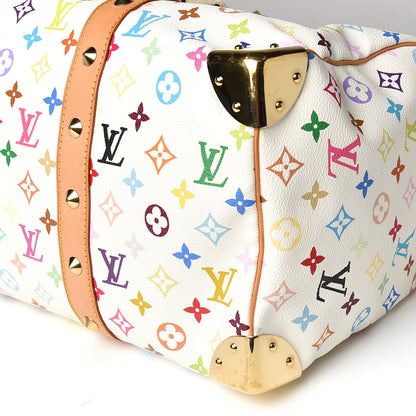 Louis Vuitton Monogram Multicolor Keepall 45 White 7 of 8