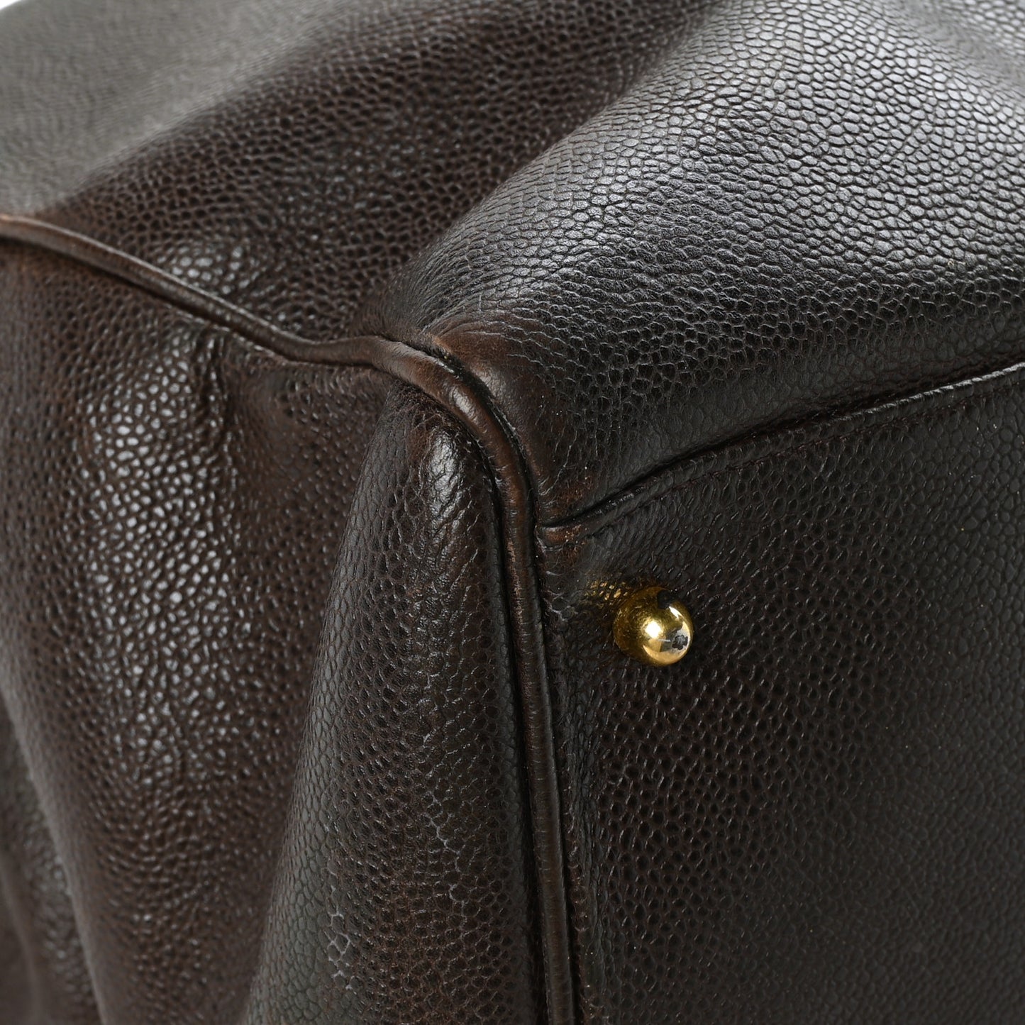 Caviar XL Weekender Bag Brown