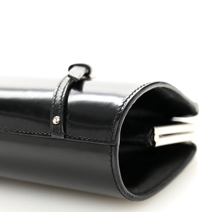 Christian Dior Glazed Calfskin Bondage Clutch Black 10 of 10