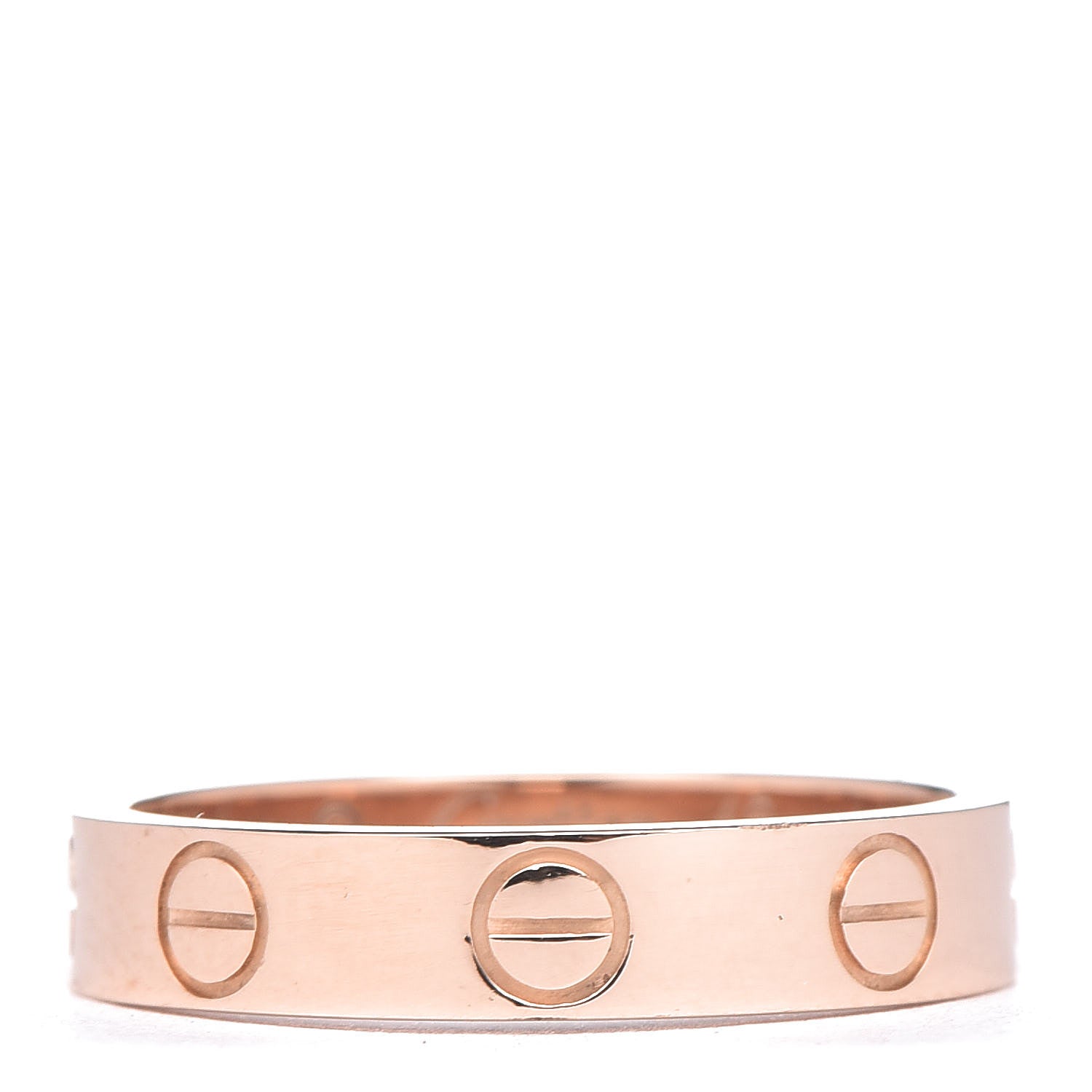 Cartier 18K Pink Gold 3.5mm LOVE Wedding Band Ring 48 4.5 1 of 4