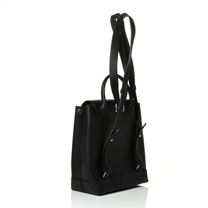 Louis Vuitton Calfskin Lockme Mini Backpack Black 2 of 6