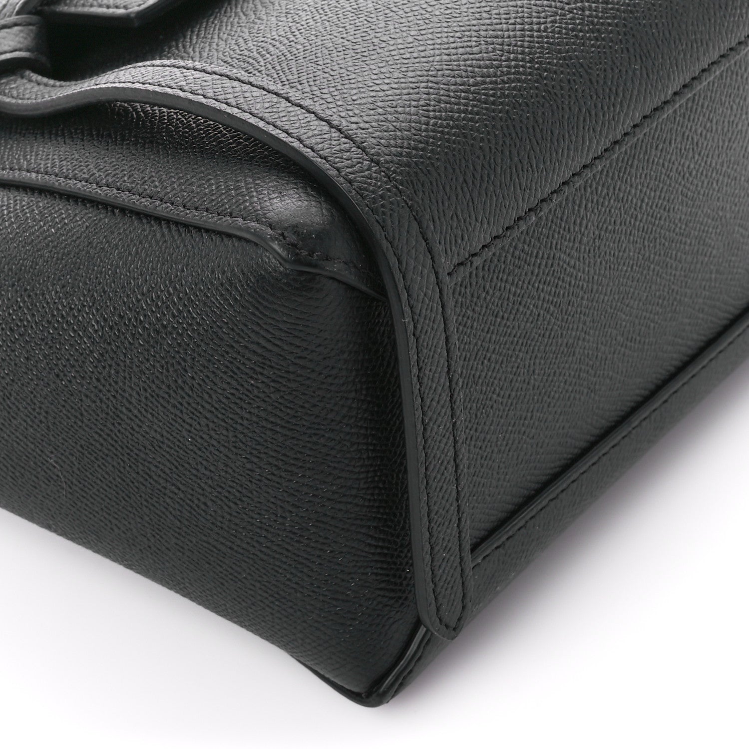 Celine Grained Calfskin Nano Belt Bag Black 9 of 10