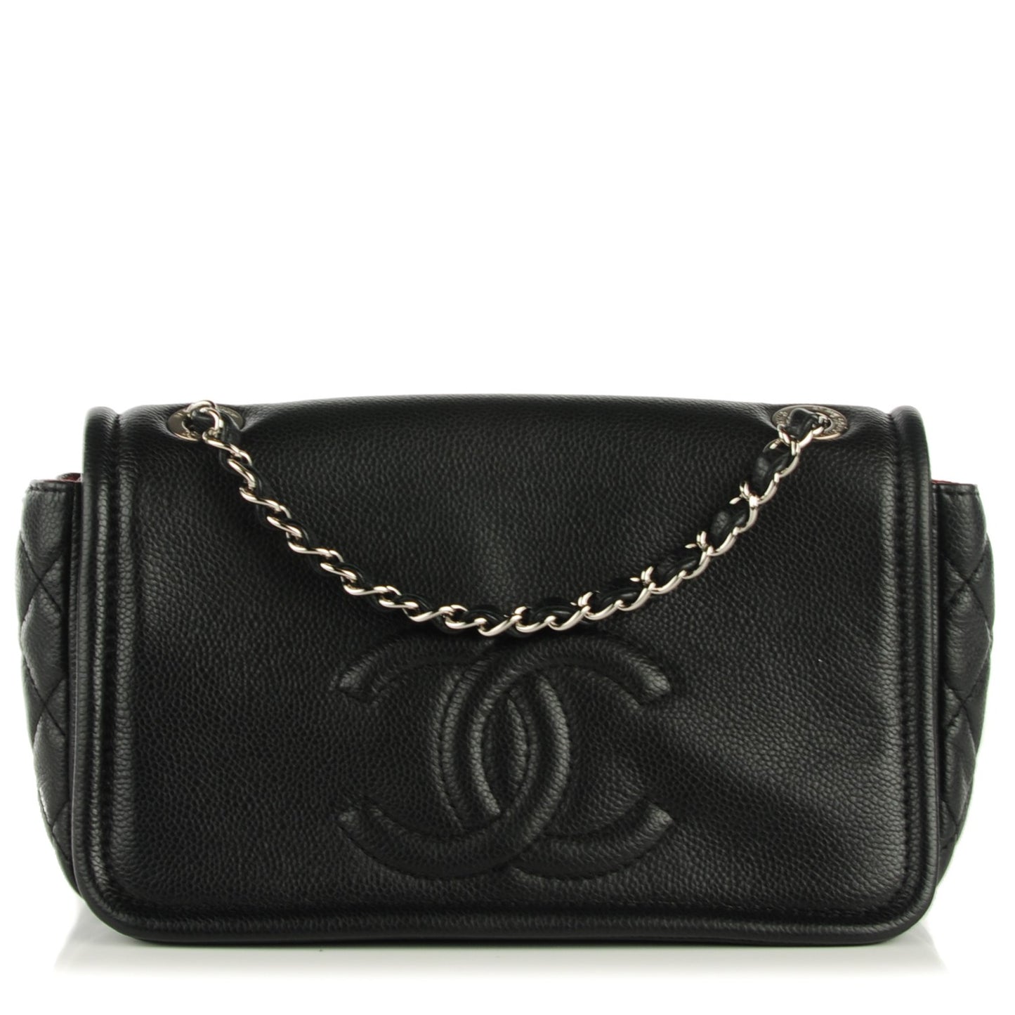 Caviar Medium Timeless CC Flap Black