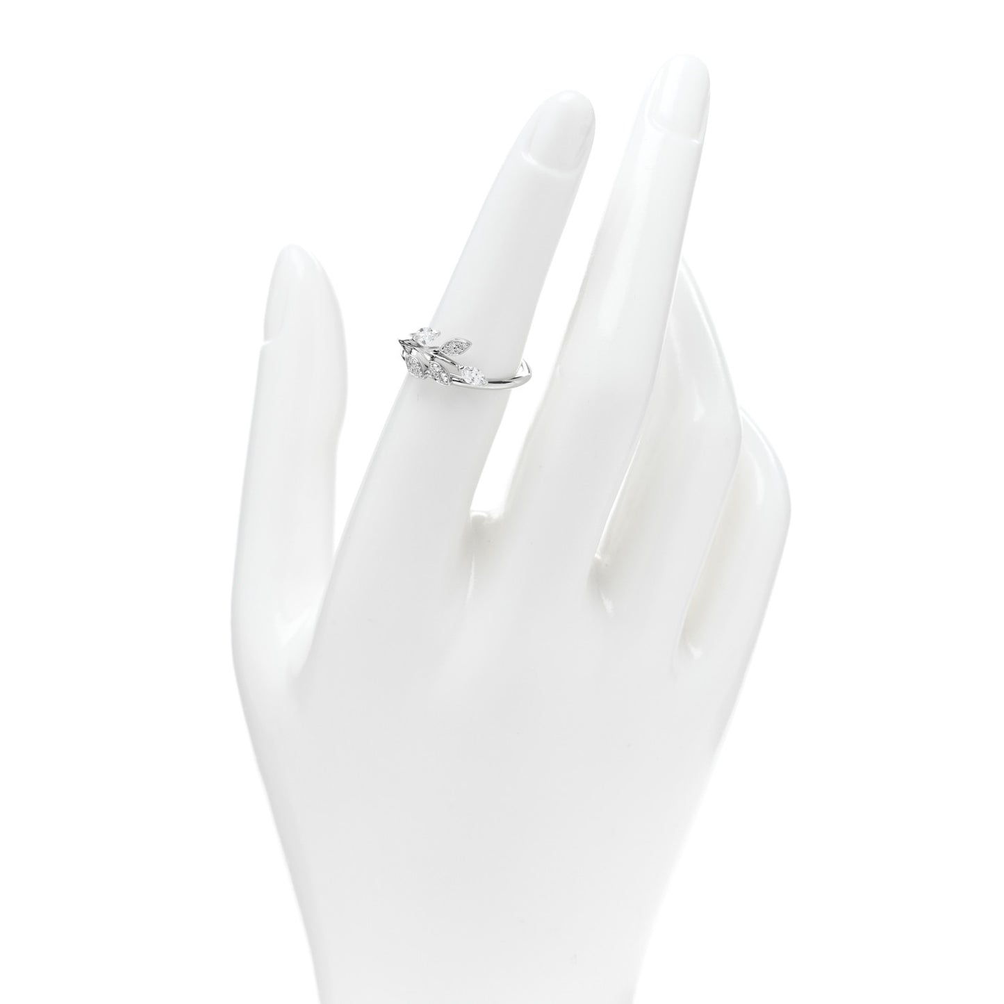 Platinum Diamond Victoria Vine Ring 52 6