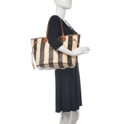 Louis Vuitton Monogram Rayures Neverfull MM 2 of 23