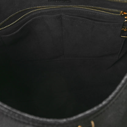 Louis Vuitton Empreinte Monogram Giant CarryAll MM Black 6 of 10