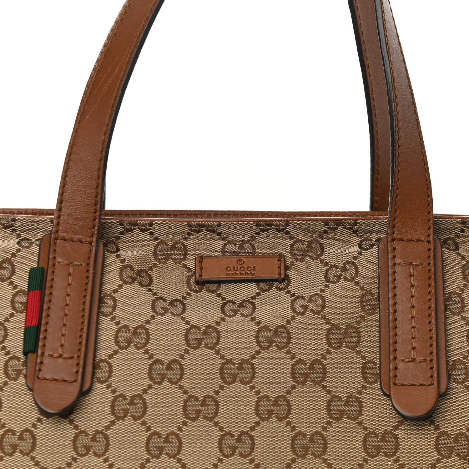 Gucci Monogram Large Original Tote Tan 8 of 14
