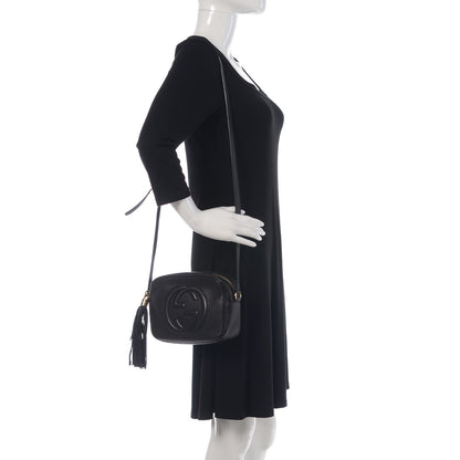Gucci Pebbled Calfskin Small Soho Disco Bag Black 2 of 12